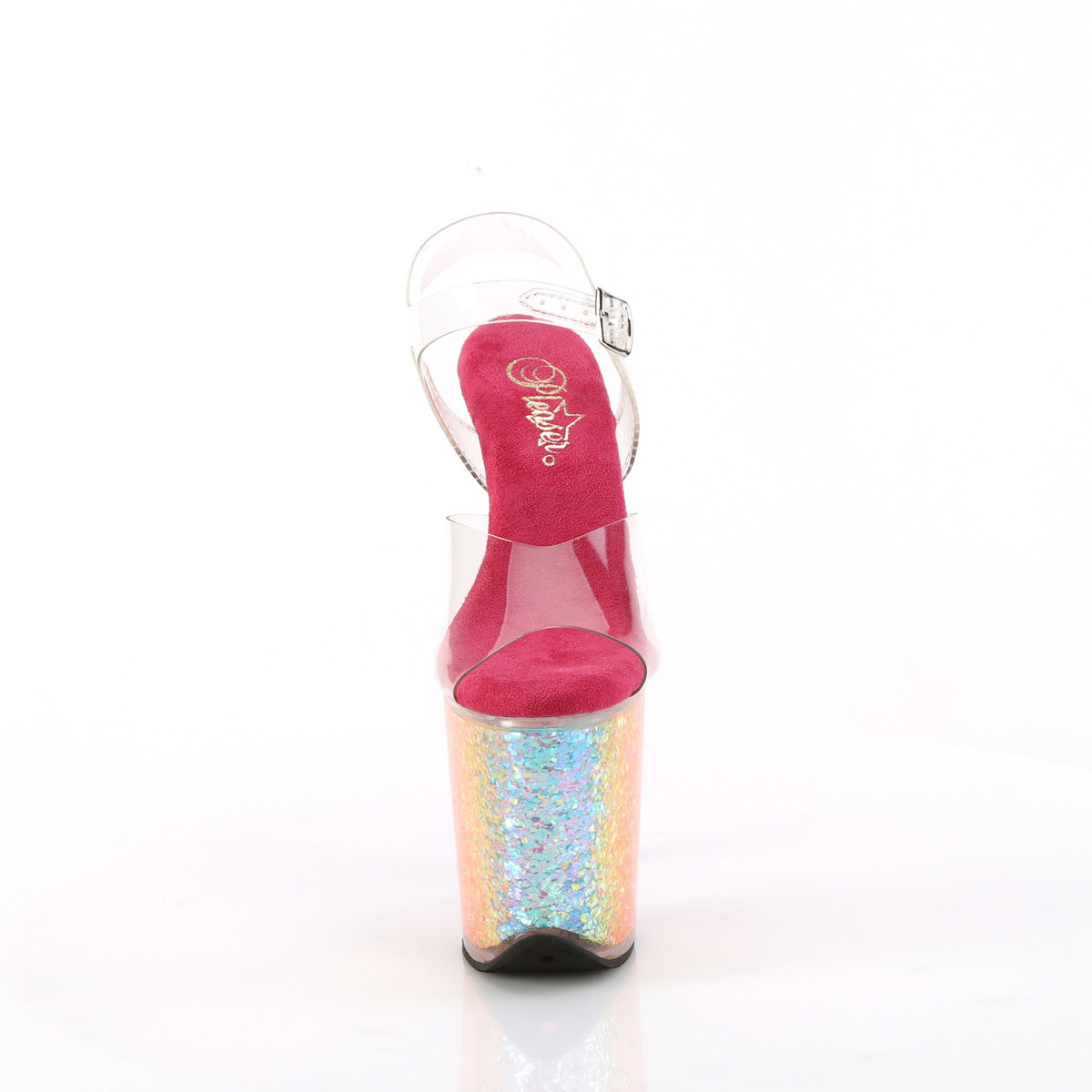 FLAMINGO-808RG-02 Clear /Rainbow Confetti