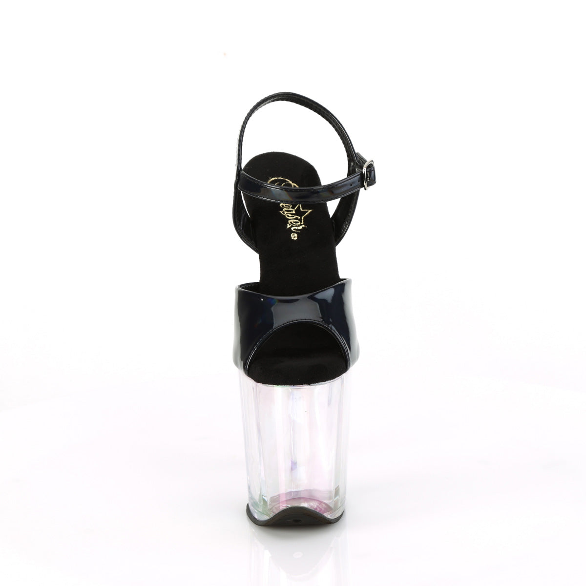 FLAMINGO-809HT Black Holographic Patent /Holographic Tinted
