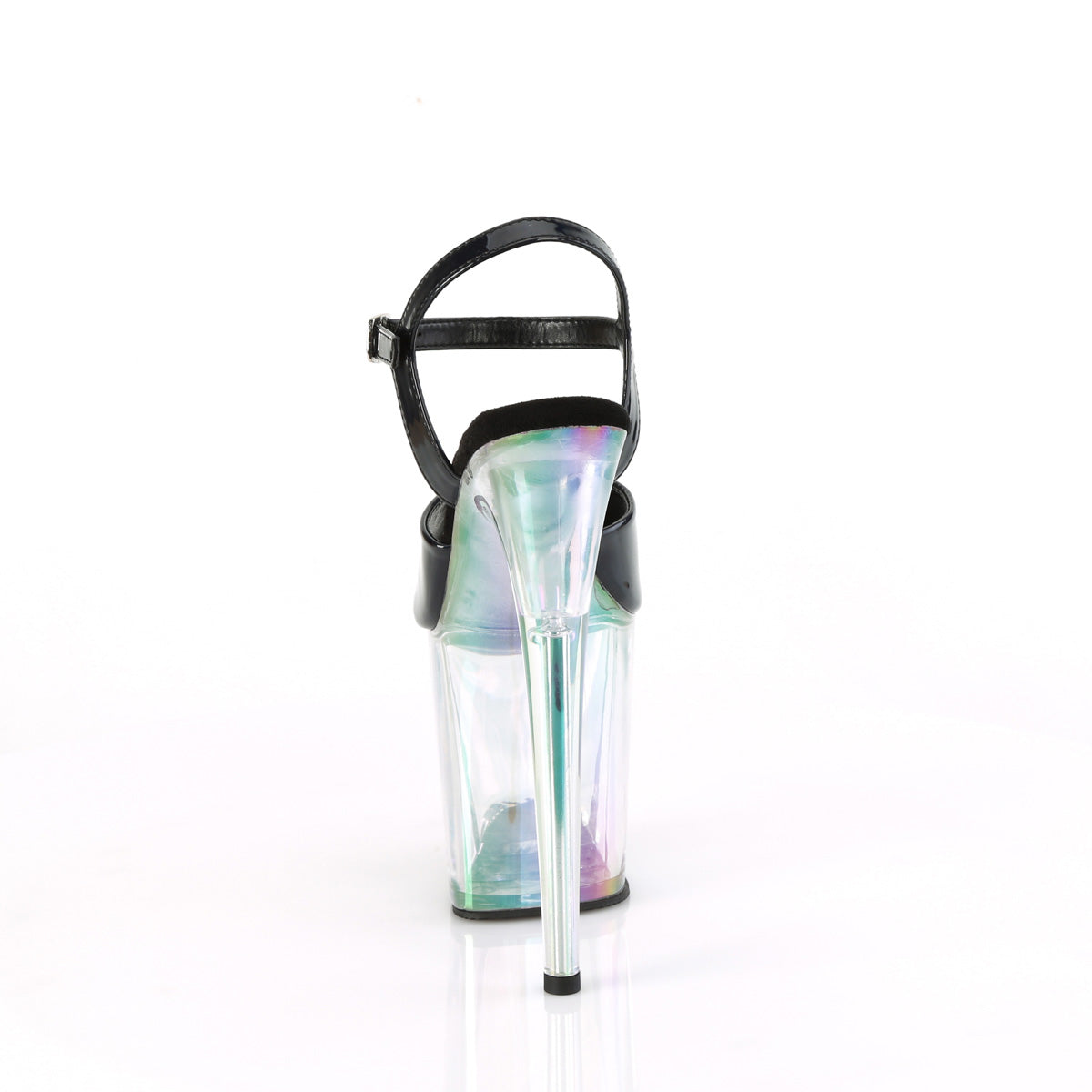 FLAMINGO-809HT Black Holographic Patent /Holographic Tinted