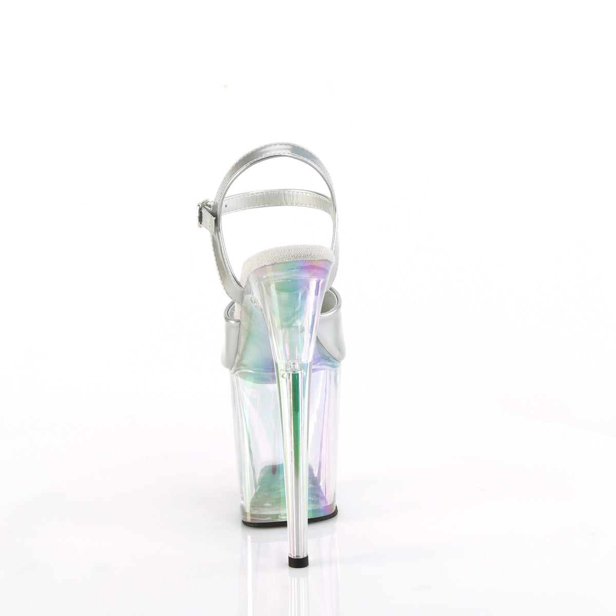 FLAMINGO-809HT Silver Holographic Patent /Holographic Tinted