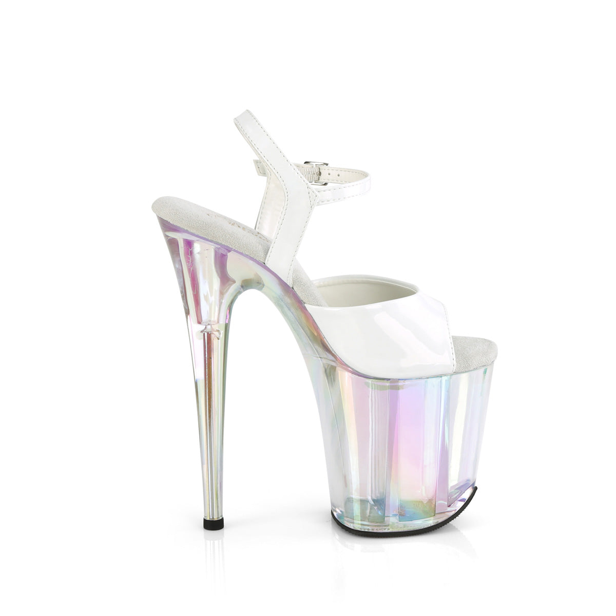 FLAMINGO-809HT White Holographic Patent /Holographic Tinted