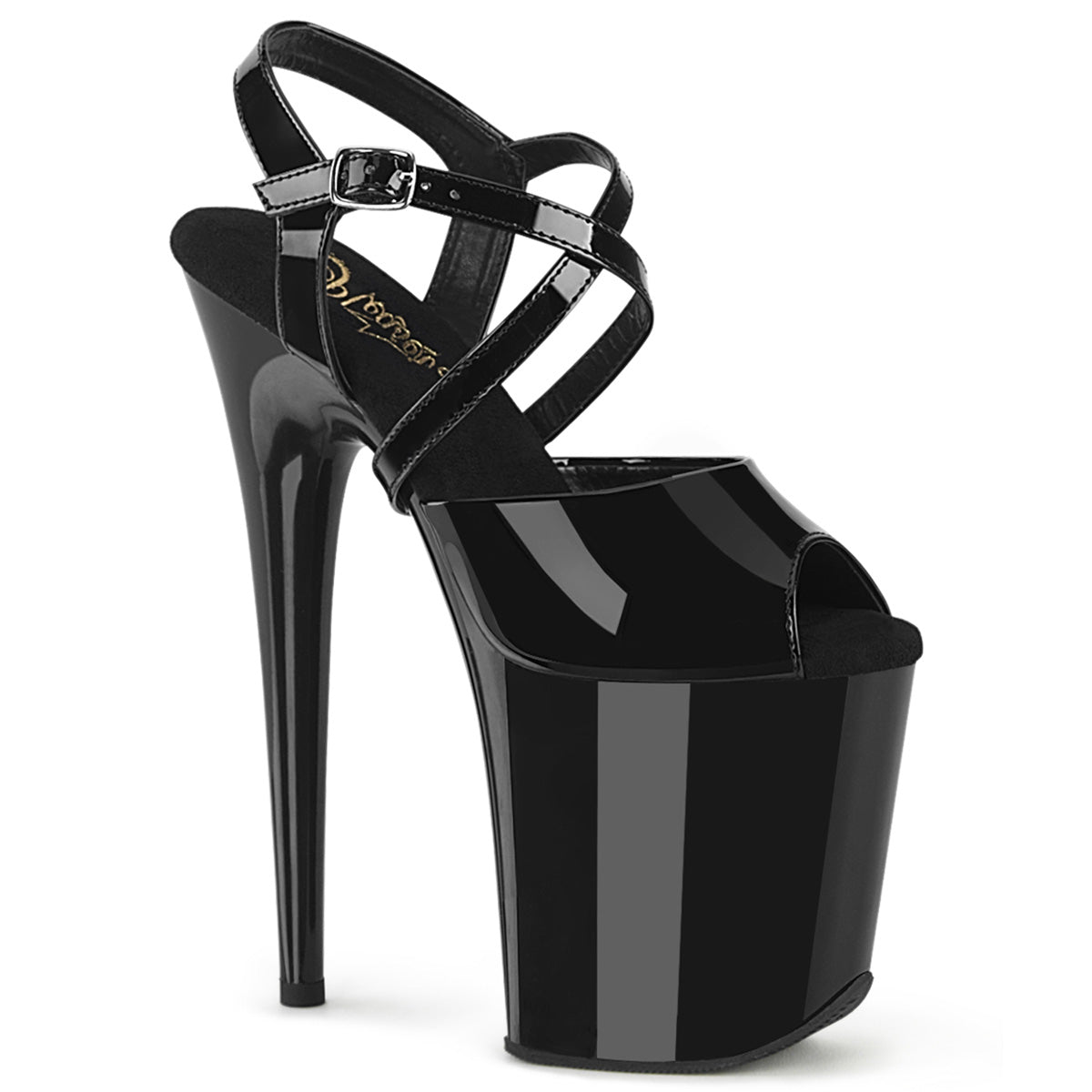 FLAMINGO-824 Black Patent /Black