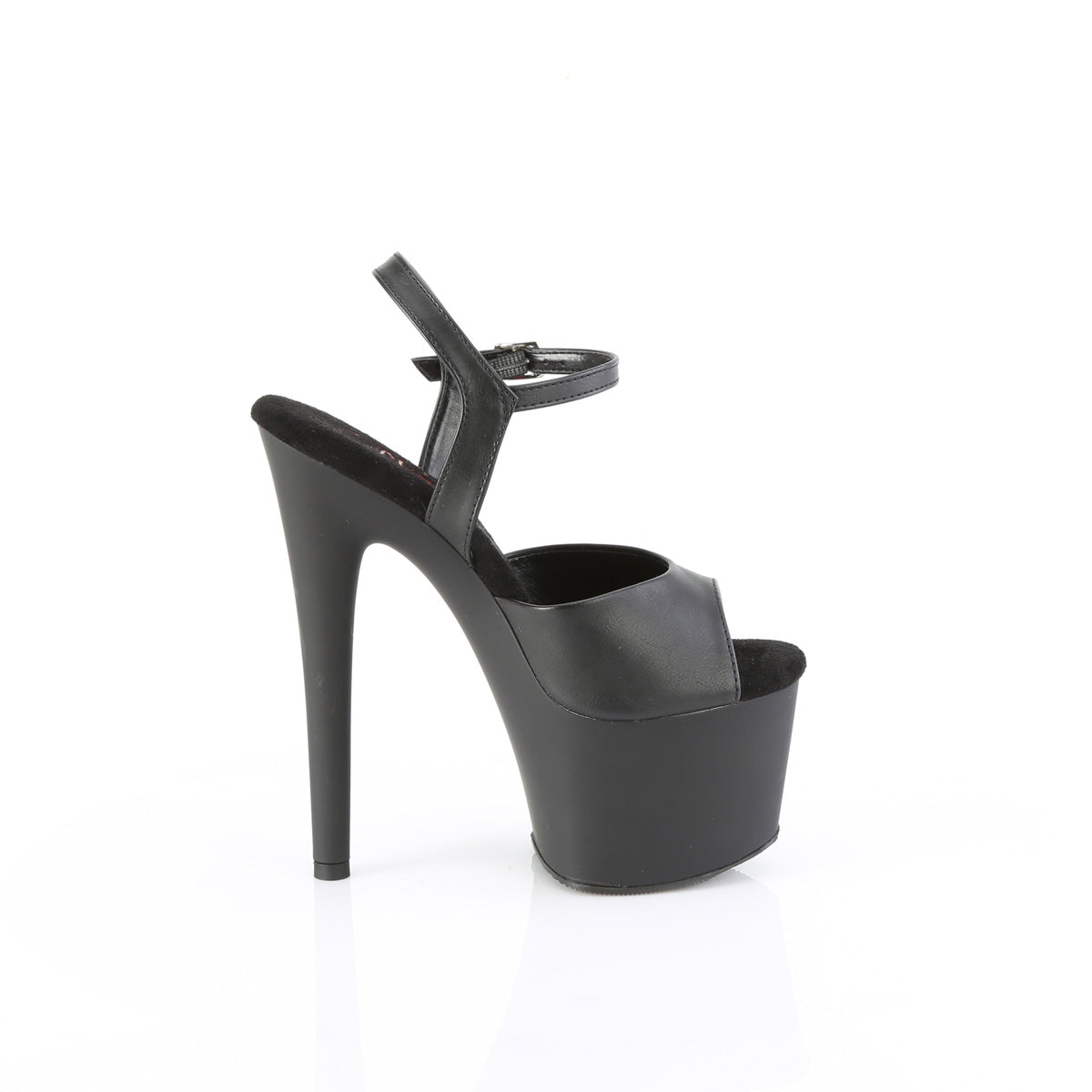 PASSION-709 Black Faux LeatherBlack Matte