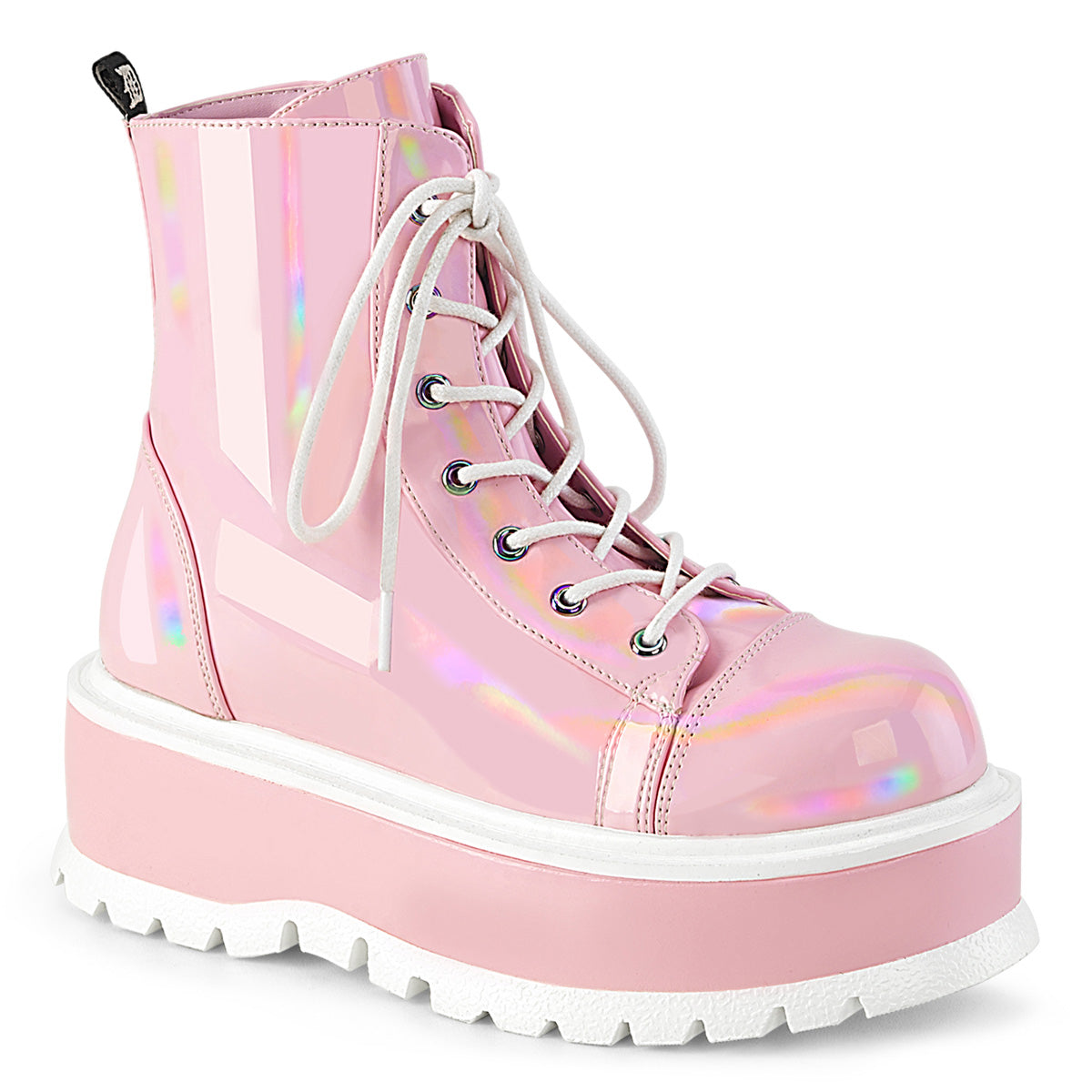 SLACKER-55 Baby Pink Holo Patent