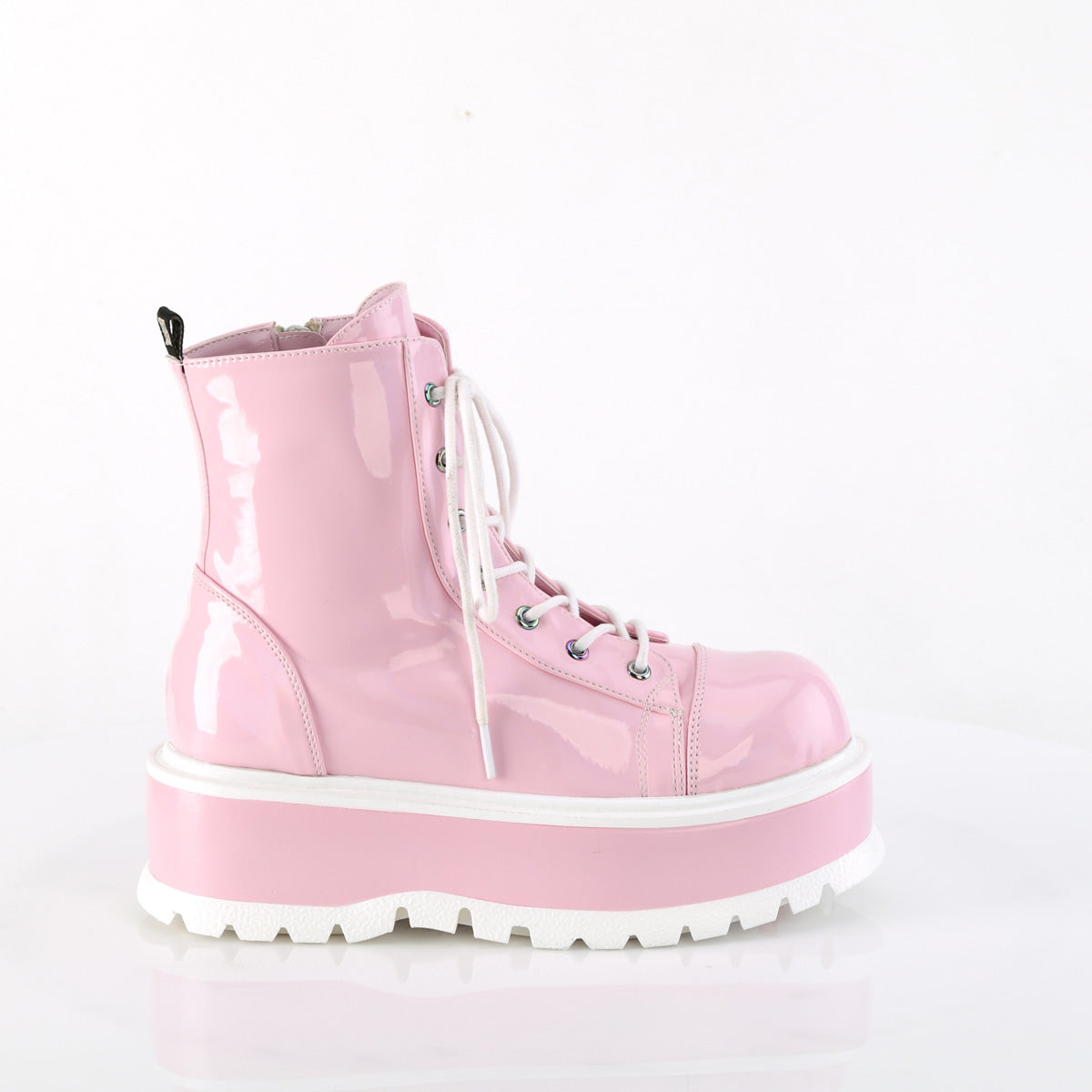 SLACKER-55 Baby Pink Holo Patent