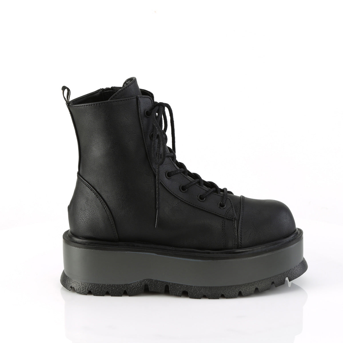 SLACKER-55 Black Vegan Leather