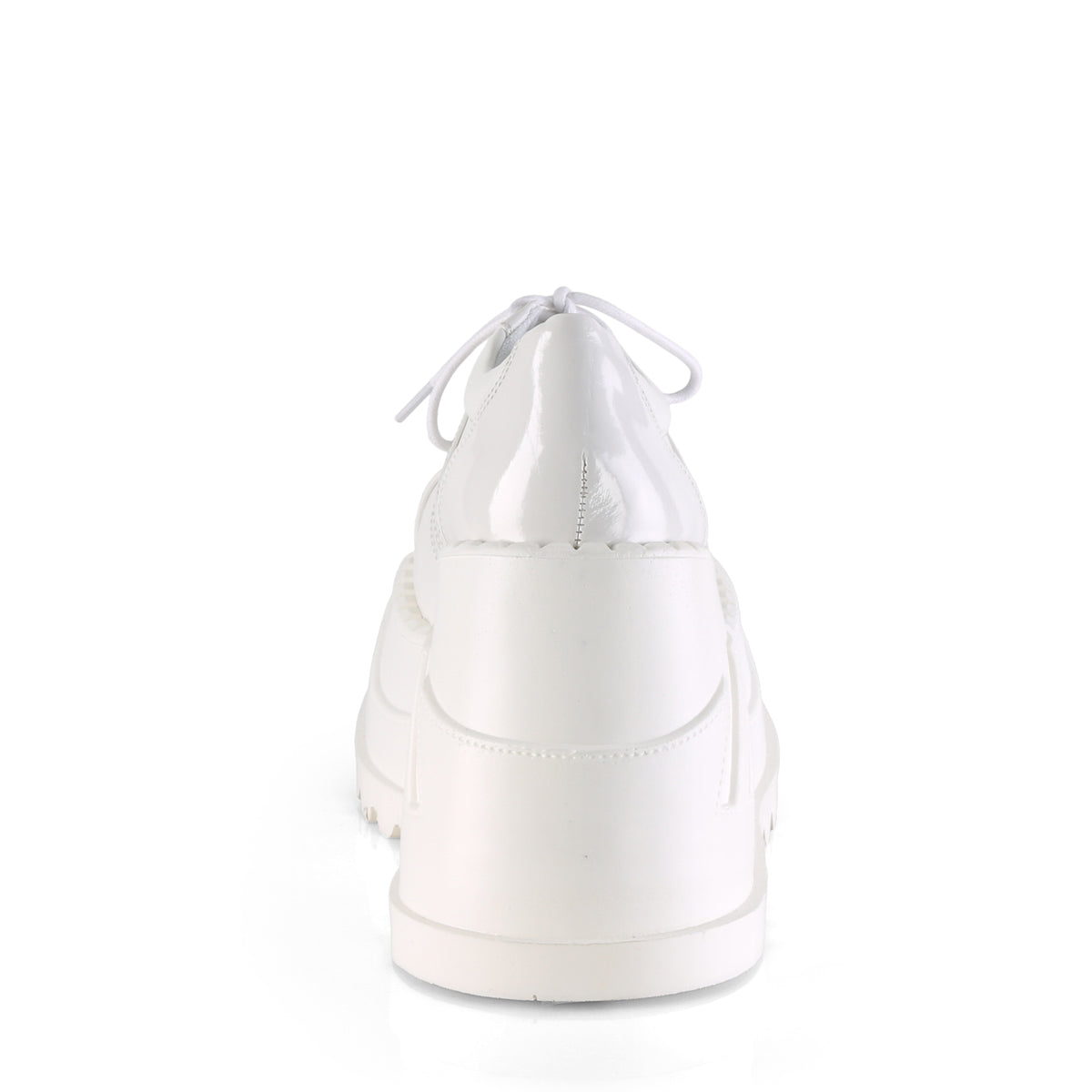 STOMP-08 White Patent Vegan Leather