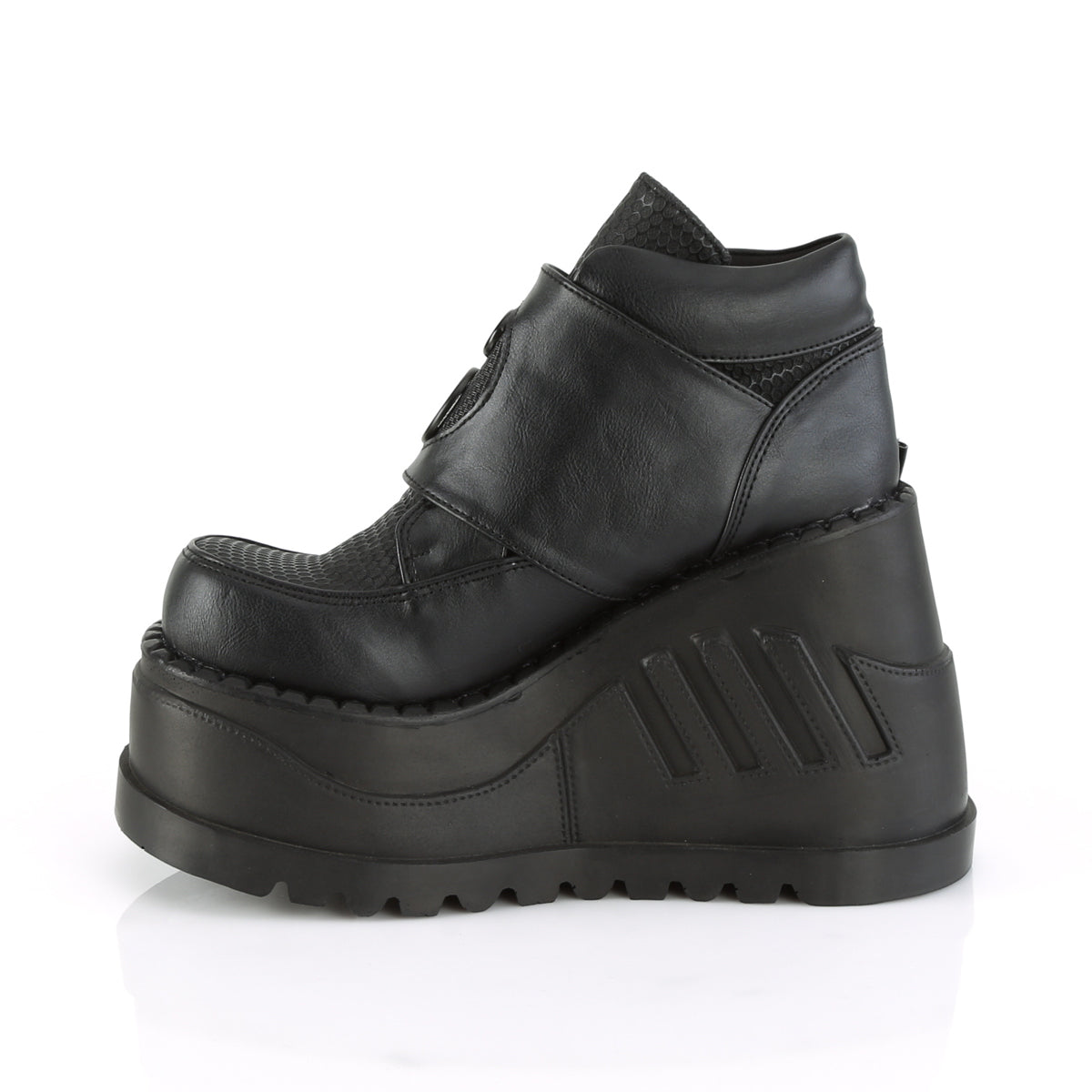 STOMP-15 Black Vegan Leather