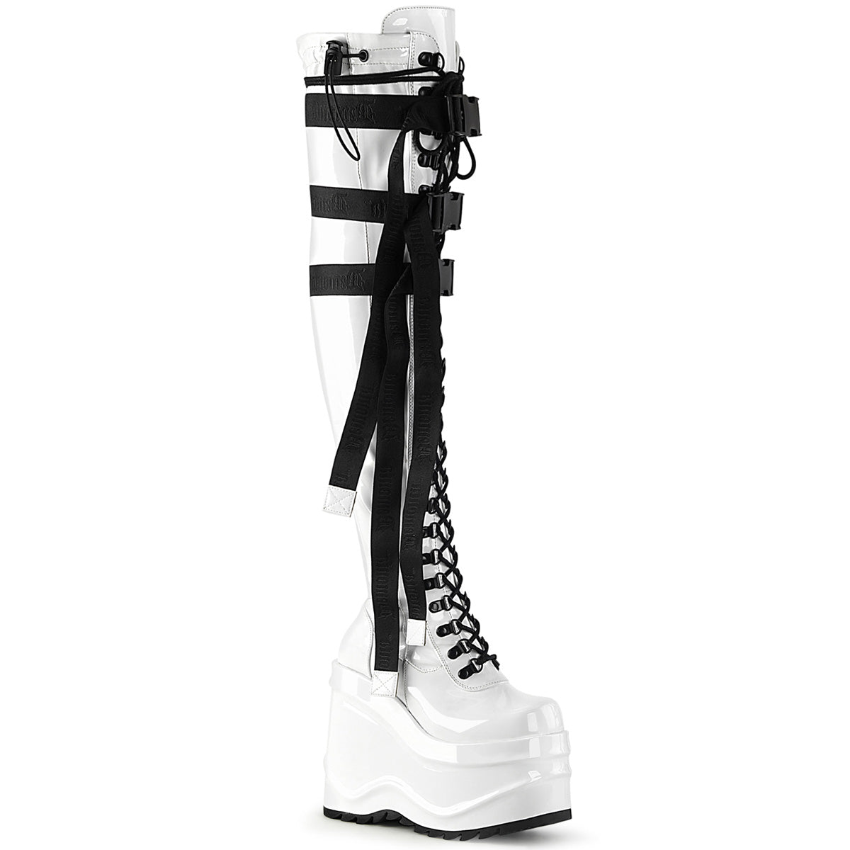 WAVE-315 White Stretch Patent