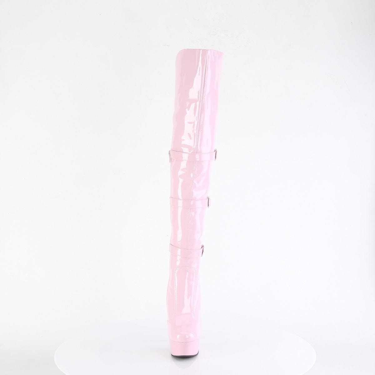 DELIGHT-3018 Baby Pink Stretch Patent/Baby Pink Pleaser US Size (Women's): 5