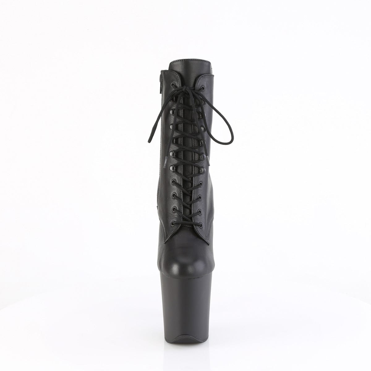 FLAMINGO-1020 Black Leather/Black Matte Pleaser US Size (Women's): 5