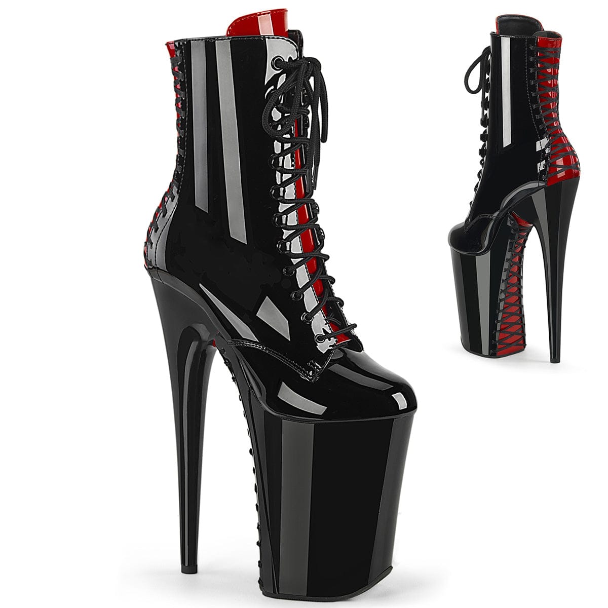 INFINITY-1020FH Black-Red Patent/Black-Red