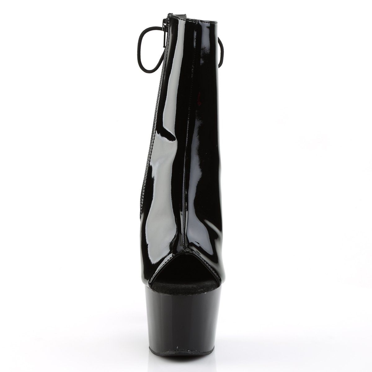 ADORE-1018 Black Patent Ankle Boot Pleaser