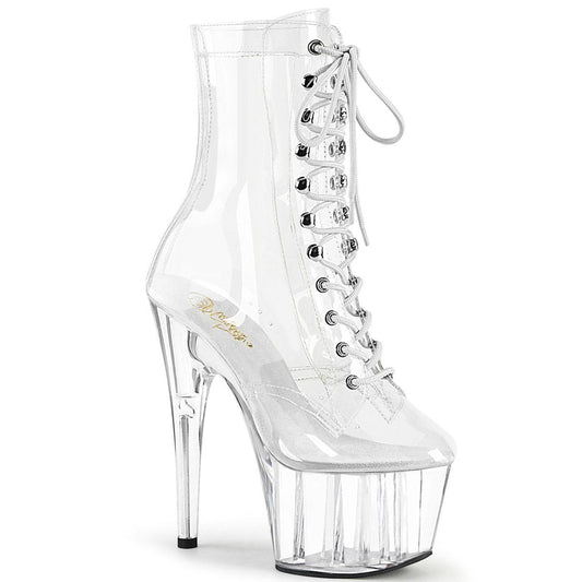 ADORE-1020C Clear Ankle Boot Pleaser