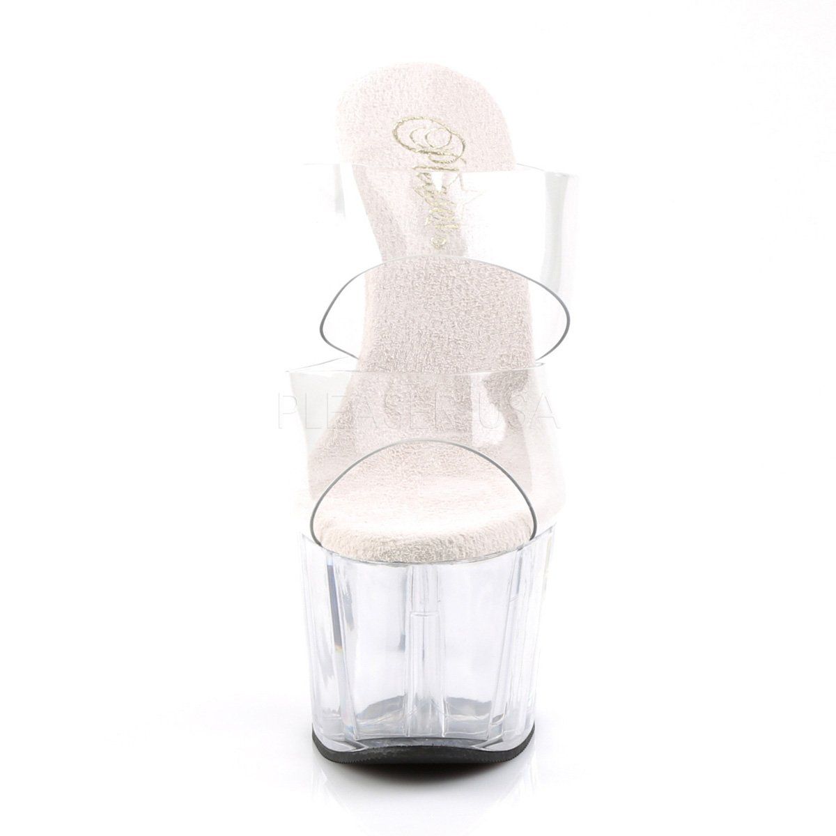 ADORE-702 Clear Slide Pleaser