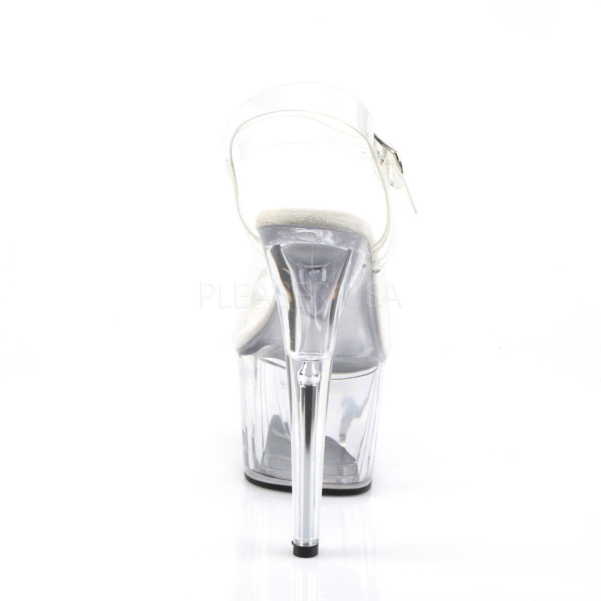 ADORE-708 Clear Platform Sandal Pleaser