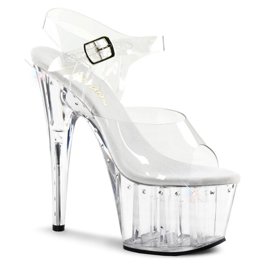ADORE-708LS Clear Platform Sandal Pleaser
