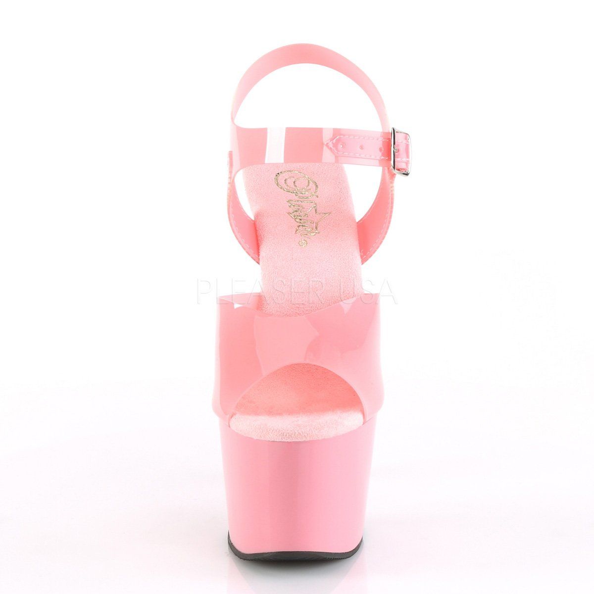 ADORE-708N Baby Pink (Jelly-Like) TPU/Baby Pink Platform Sandal Pleaser