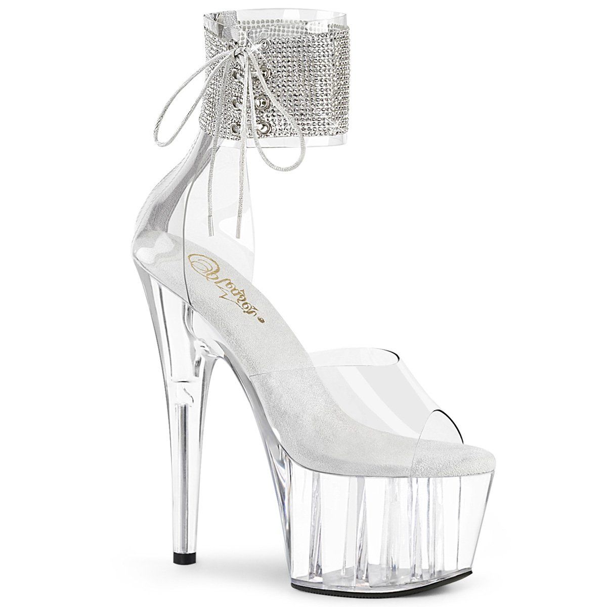 ADORE-724RS Clear Platform Sandal Pleaser