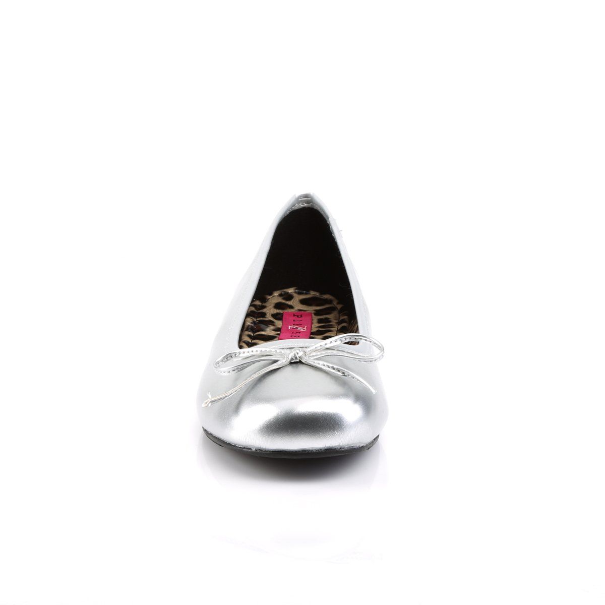 ANNA-01 Silver Metallic Pu Pleaser Pink Label