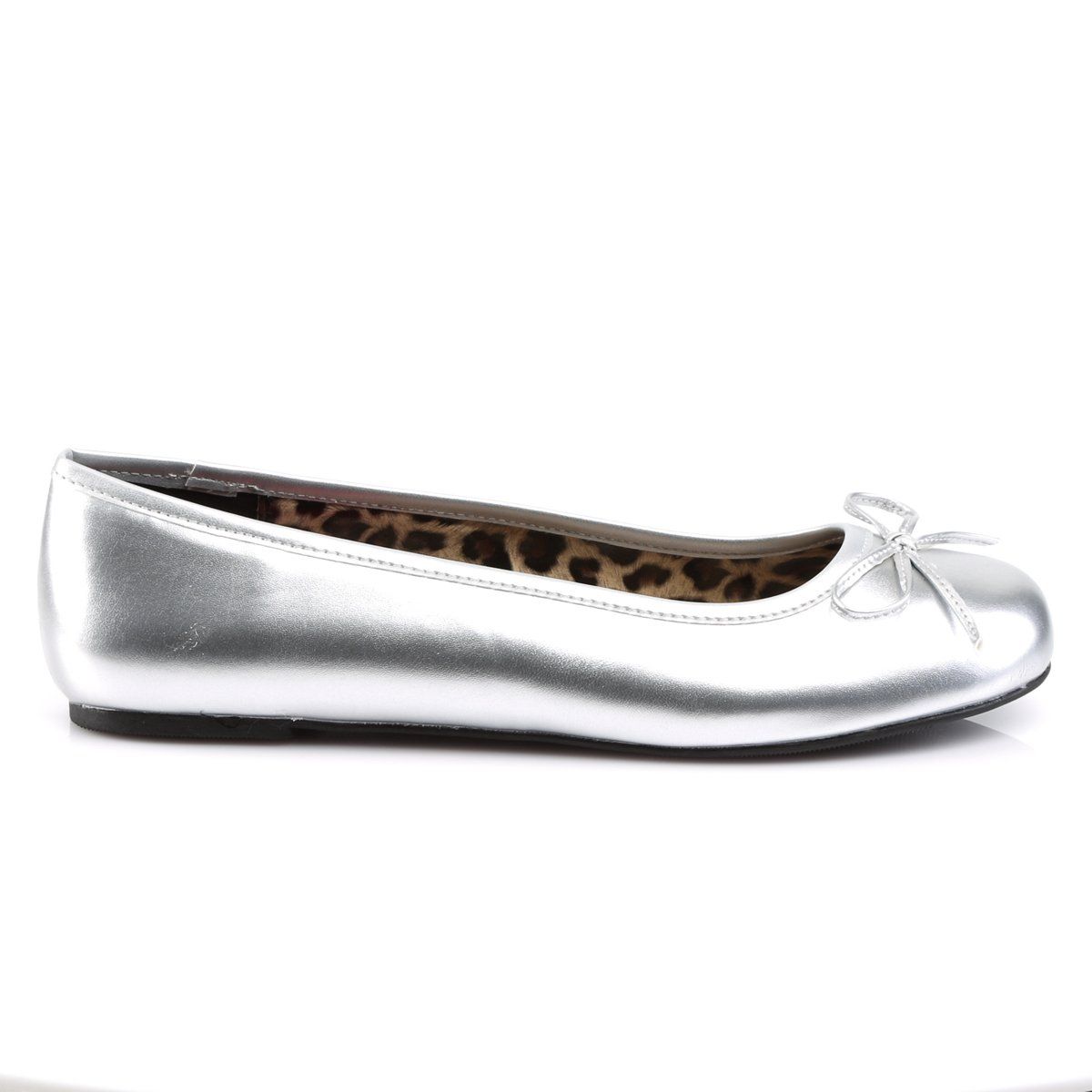 ANNA-01 Silver Metallic Pu Pleaser Pink Label