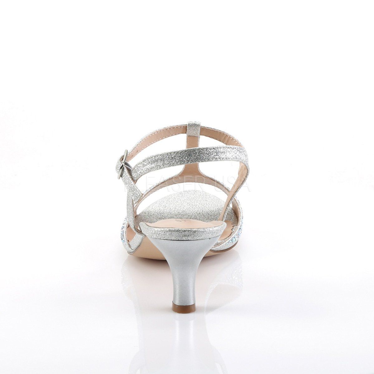 AUDREY-05 Silver Shimmering Fabric Fabulicious