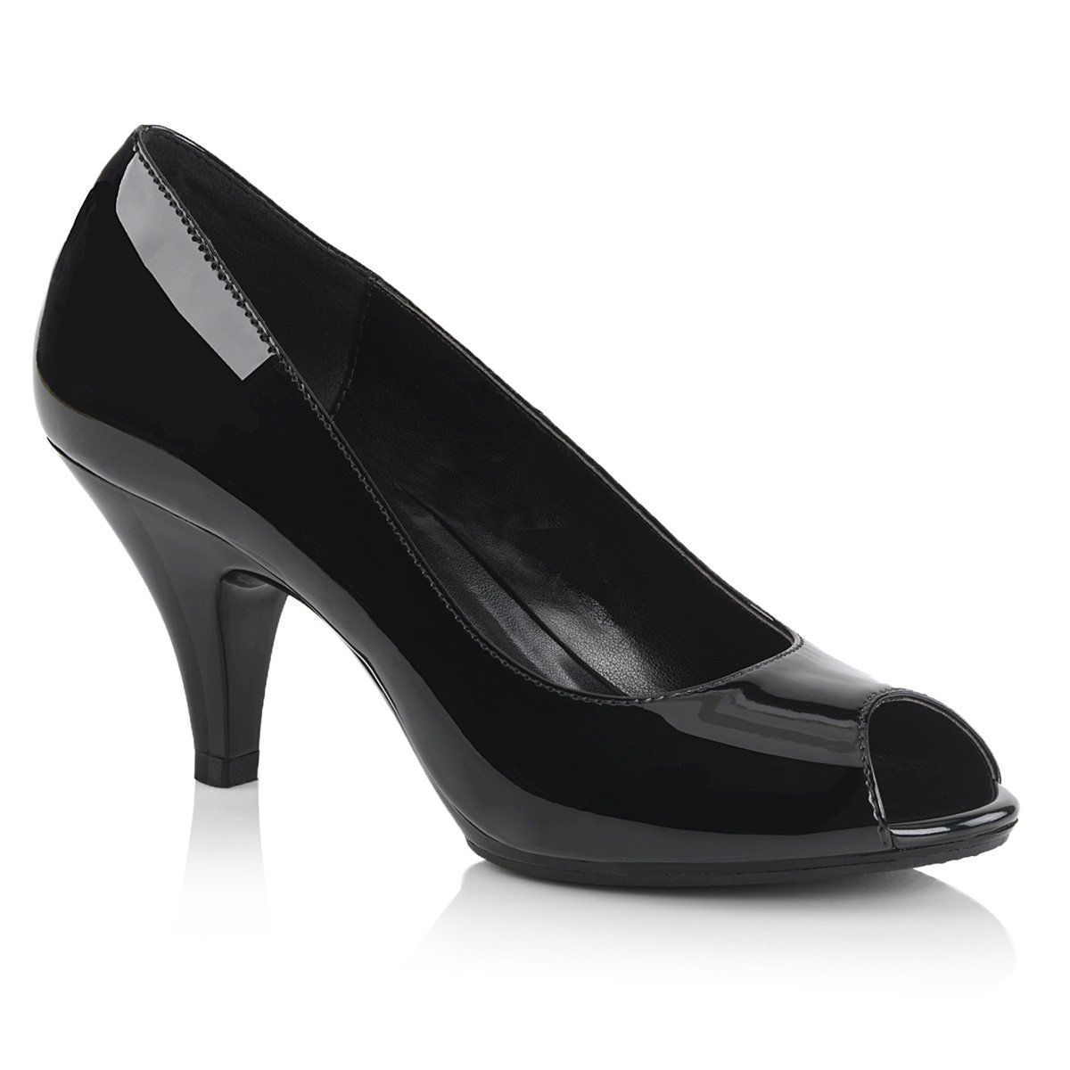 BELLE-362 Black Patent Fabulicious