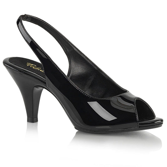 BELLE-368 Black Patent Fabulicious