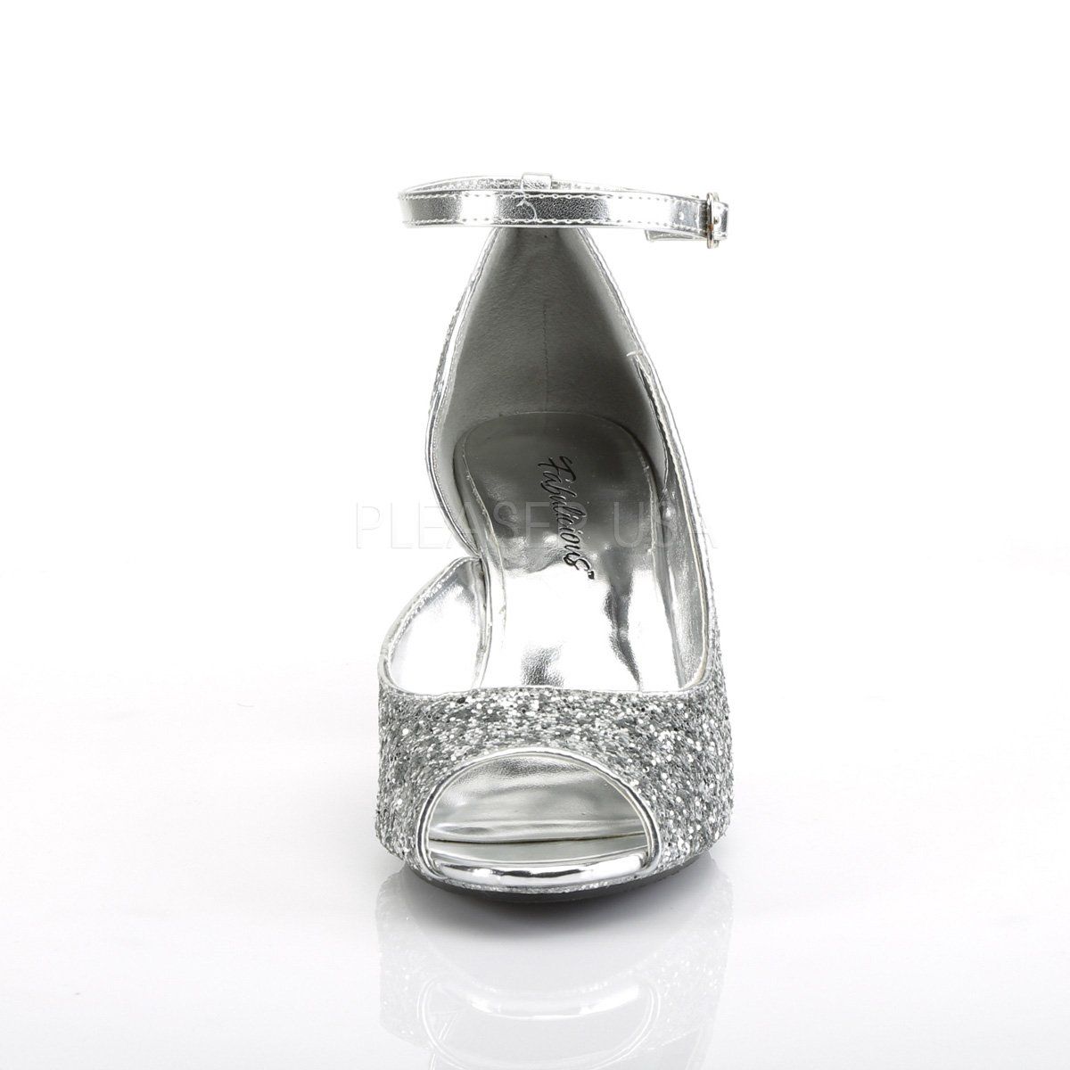 BELLE-381G Silver Glitter Fabulicious