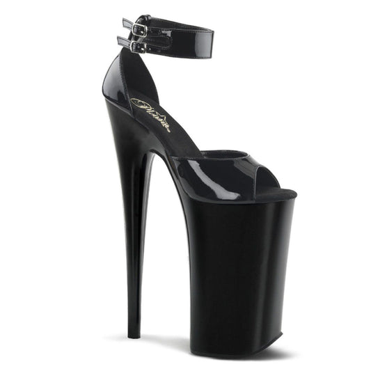 BEYOND-089 Black Platform Sandal Pleaser