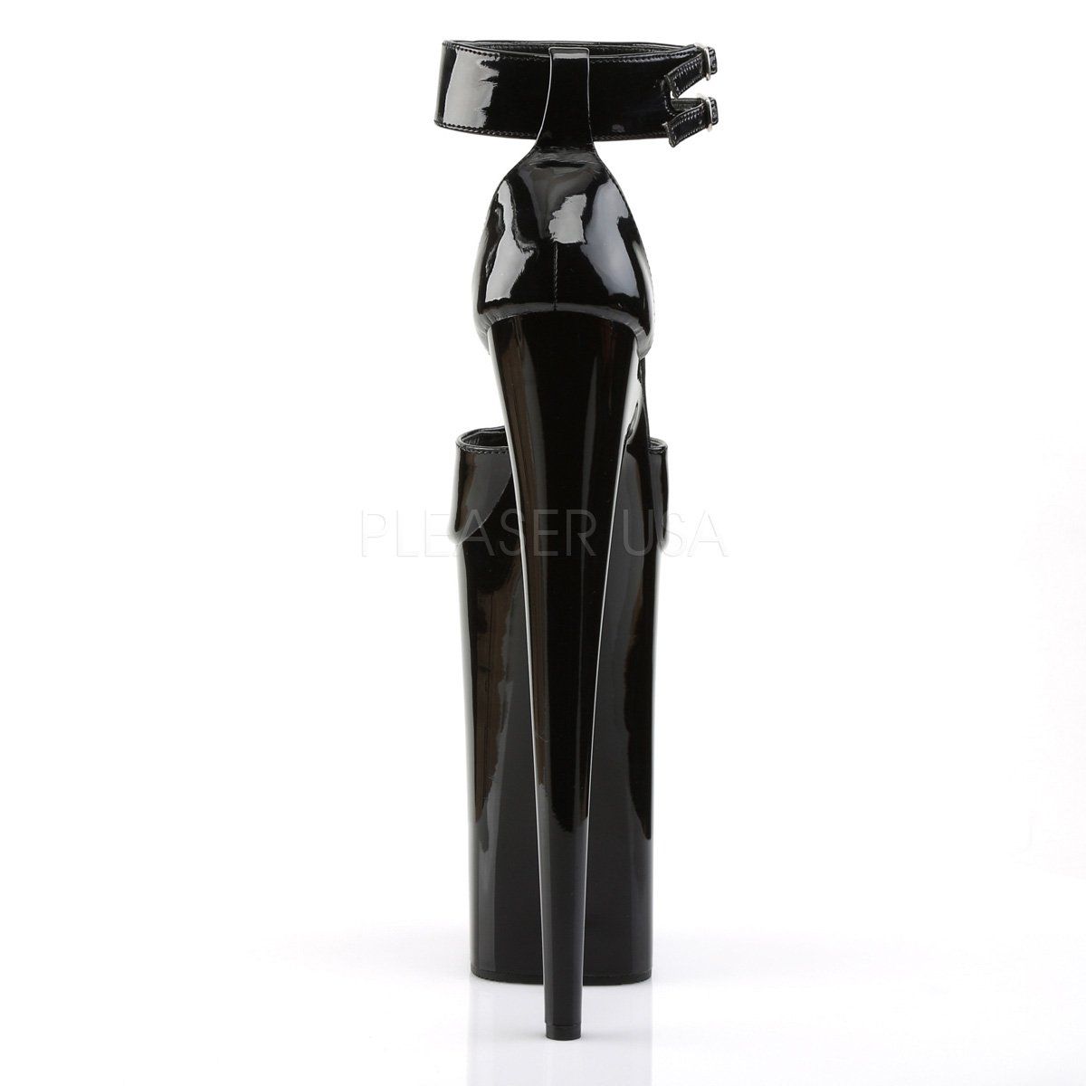 BEYOND-089 Black Platform Sandal Pleaser