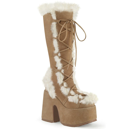 CAMEL-311 Camel Vegan Suede Demonia