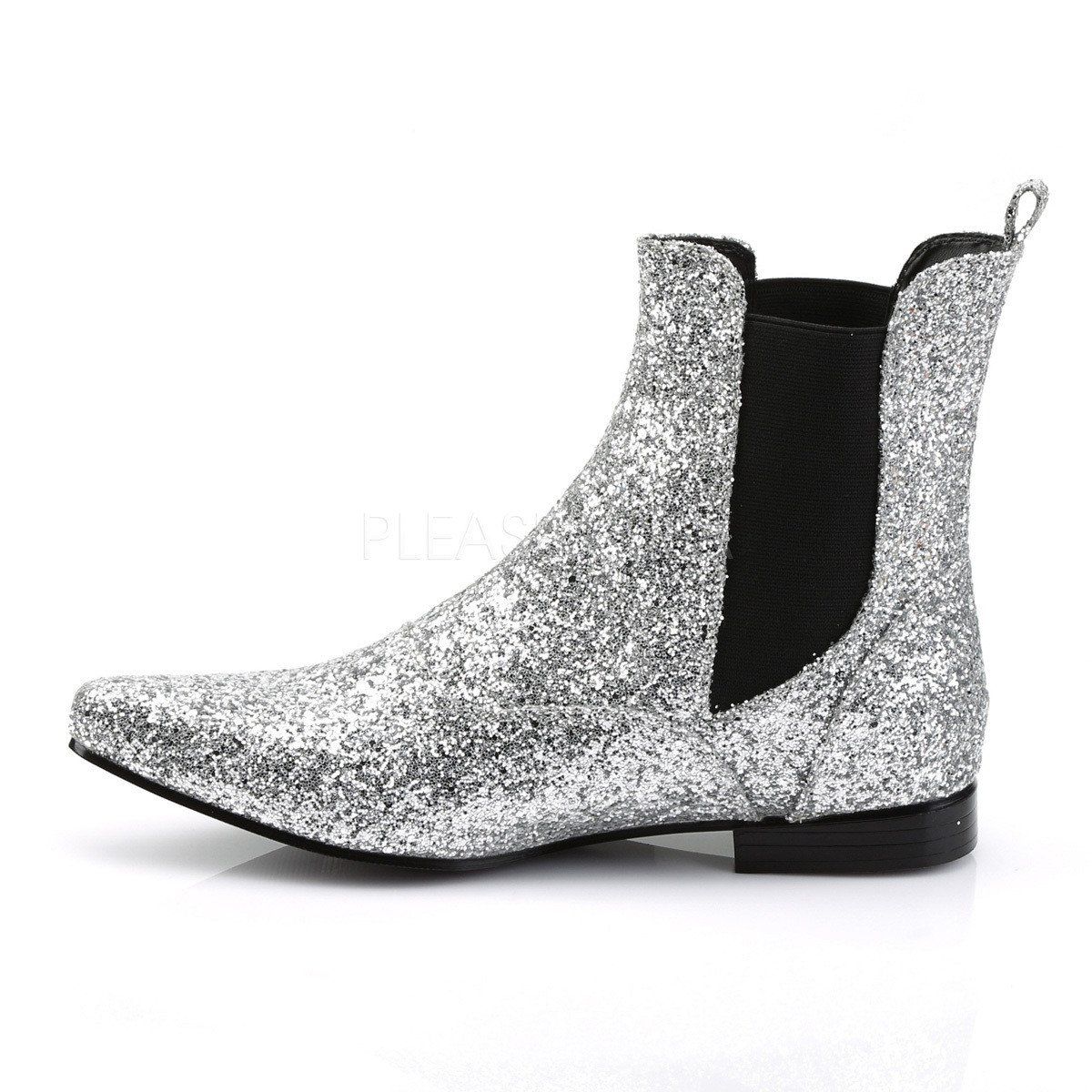 CHELSEA-58G Silver Glitter Funtasma