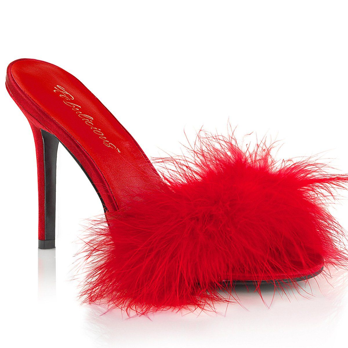 CLASSIQUE-01F Red Pu-Fur Fabulicious