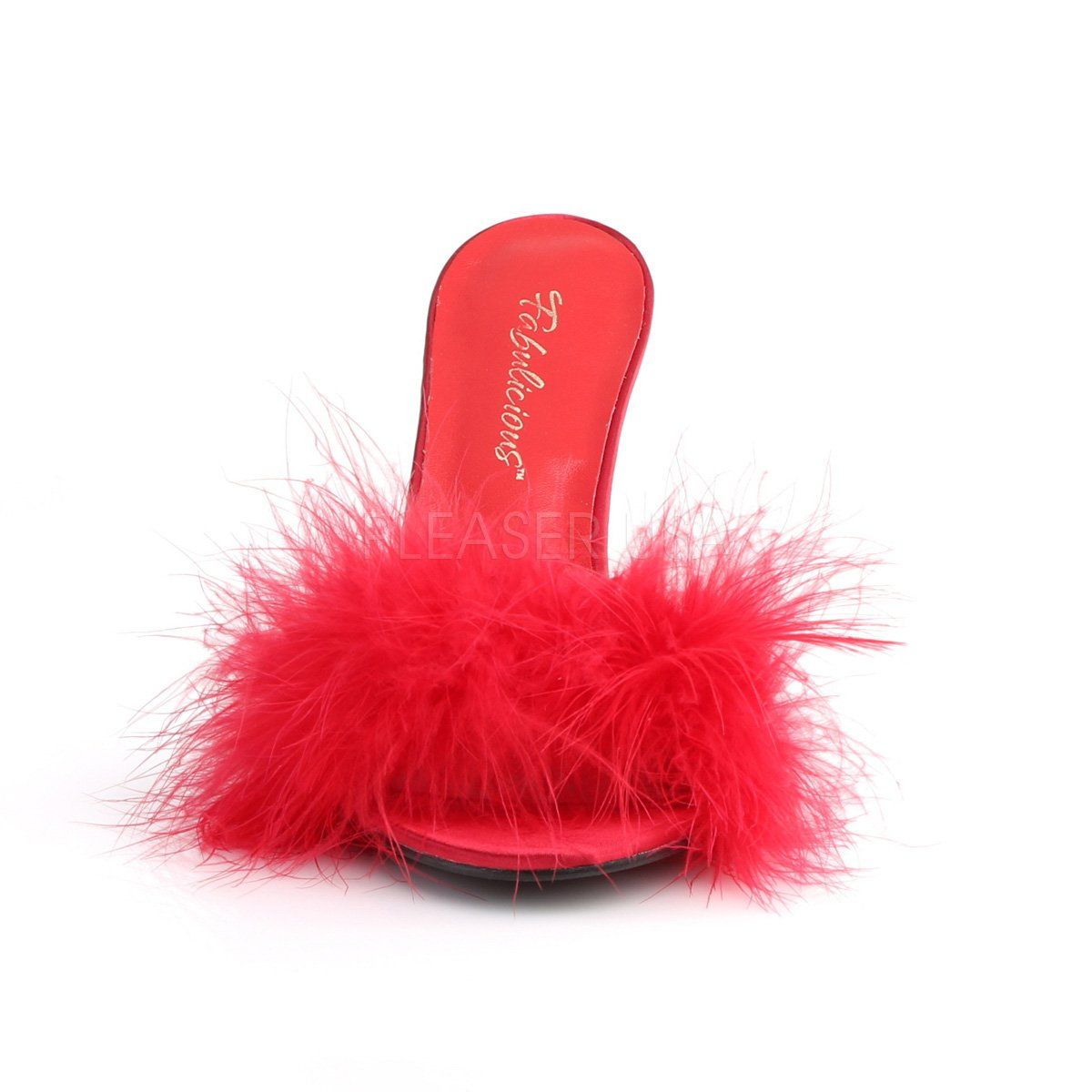 CLASSIQUE-01F Red Pu-Fur Fabulicious