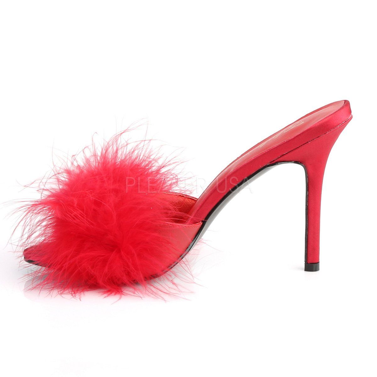 CLASSIQUE-01F Red Pu-Fur Fabulicious