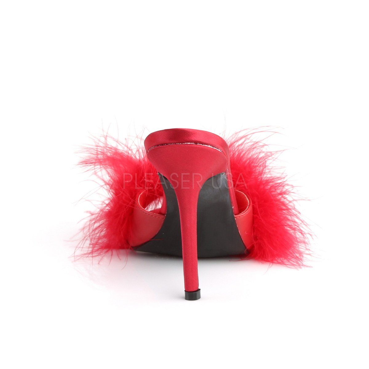 CLASSIQUE-01F Red Pu-Fur Fabulicious