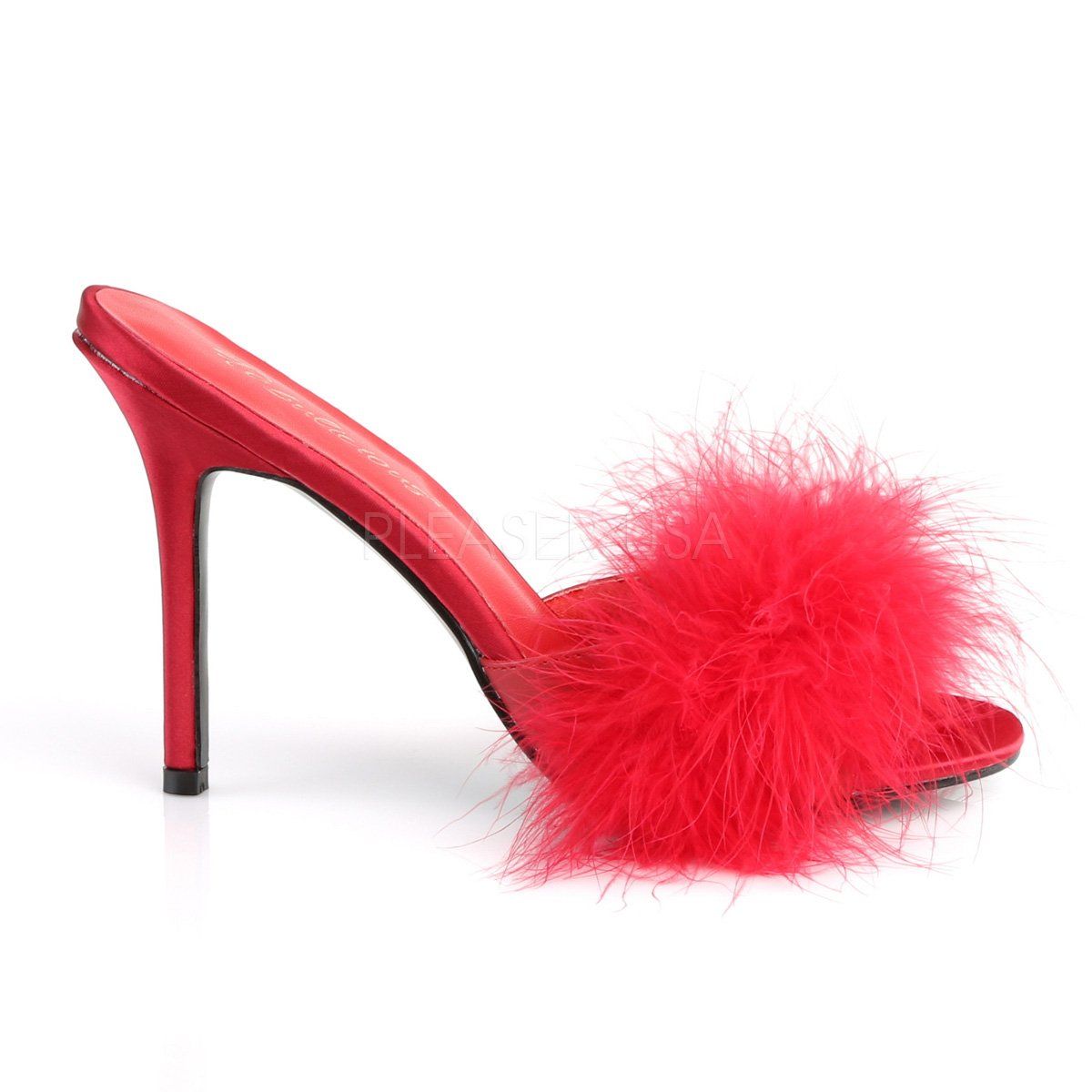 CLASSIQUE-01F Red Pu-Fur Fabulicious