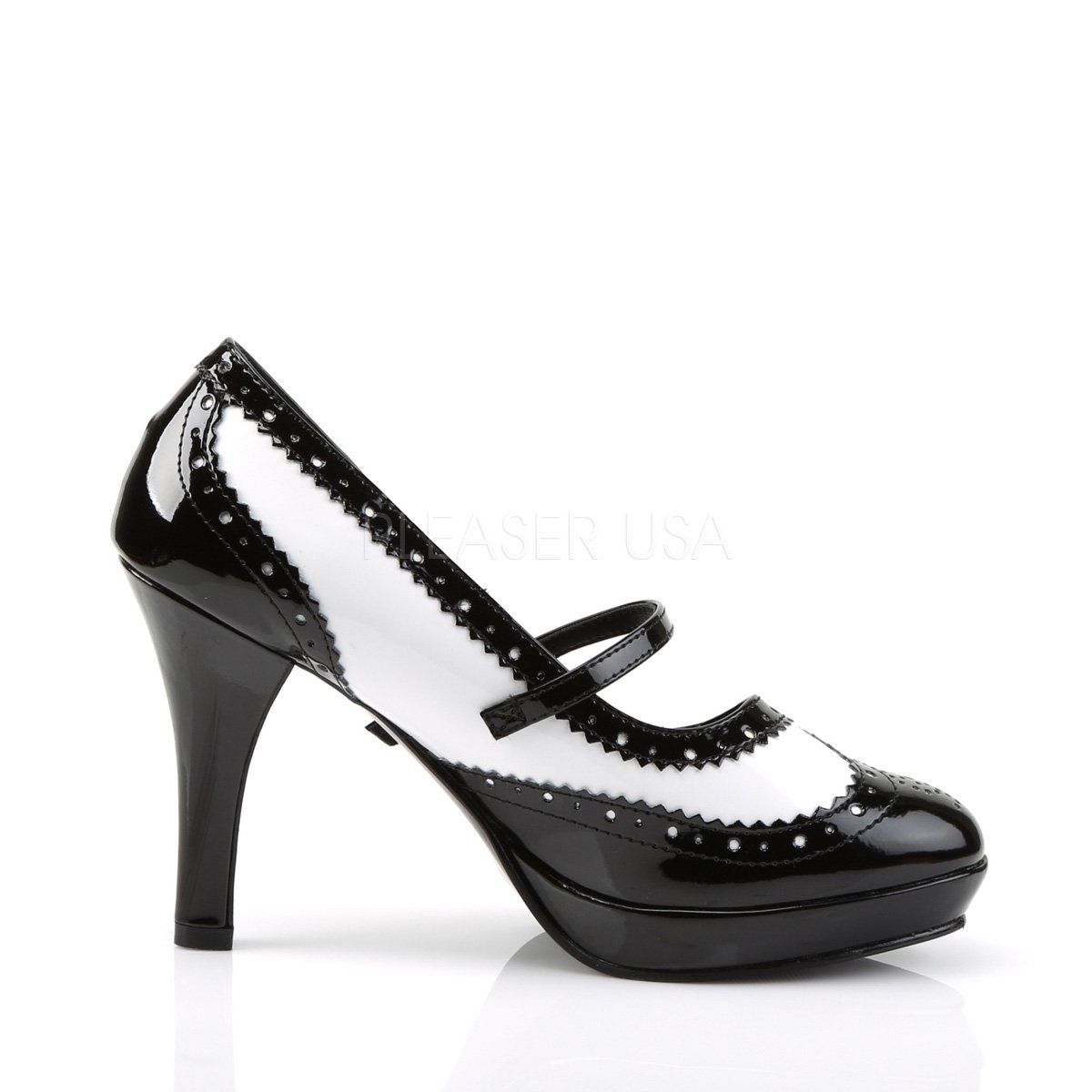 CONTESSA-06 Black-White Patent Funtasma