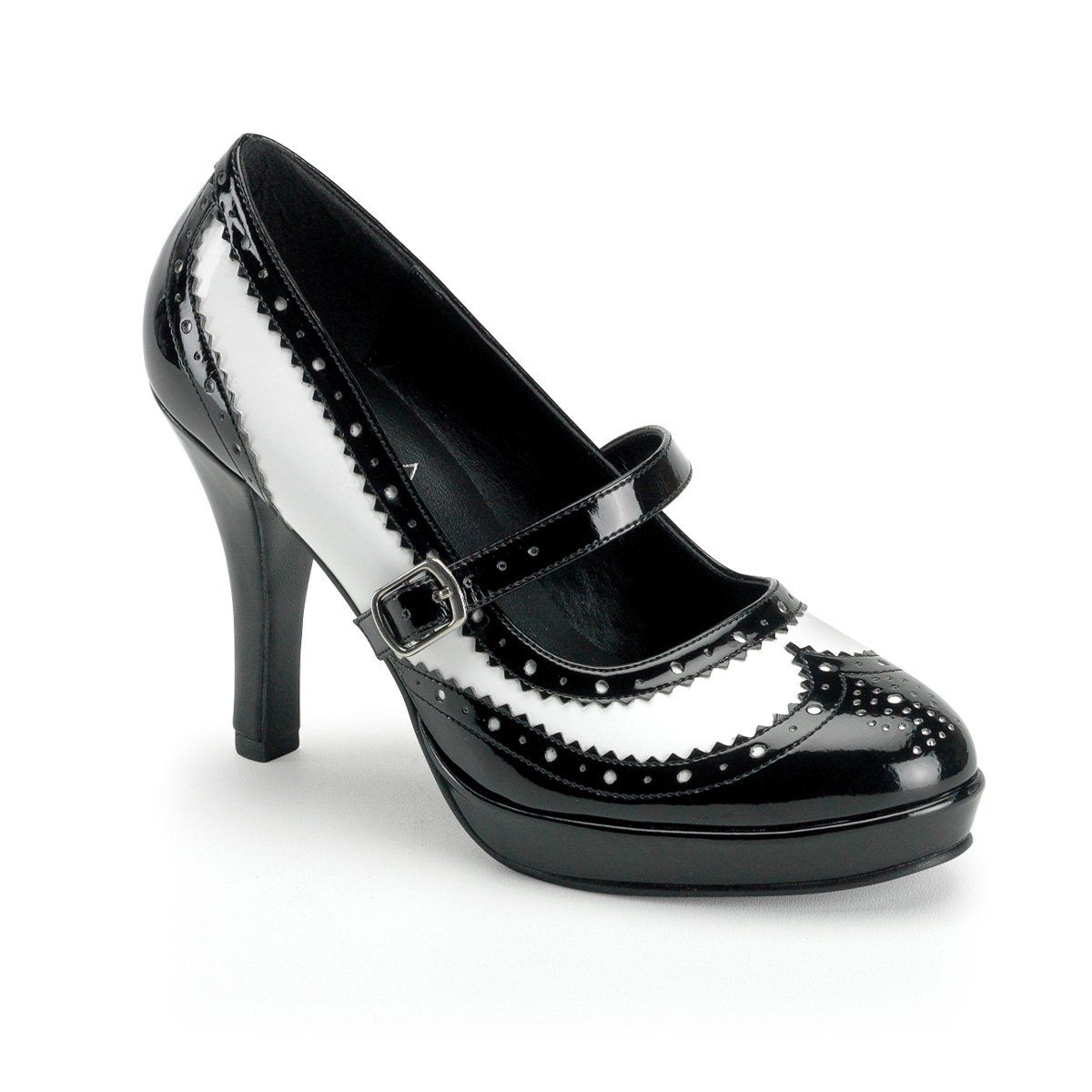 CONTESSA-06 Black-White Patent Funtasma