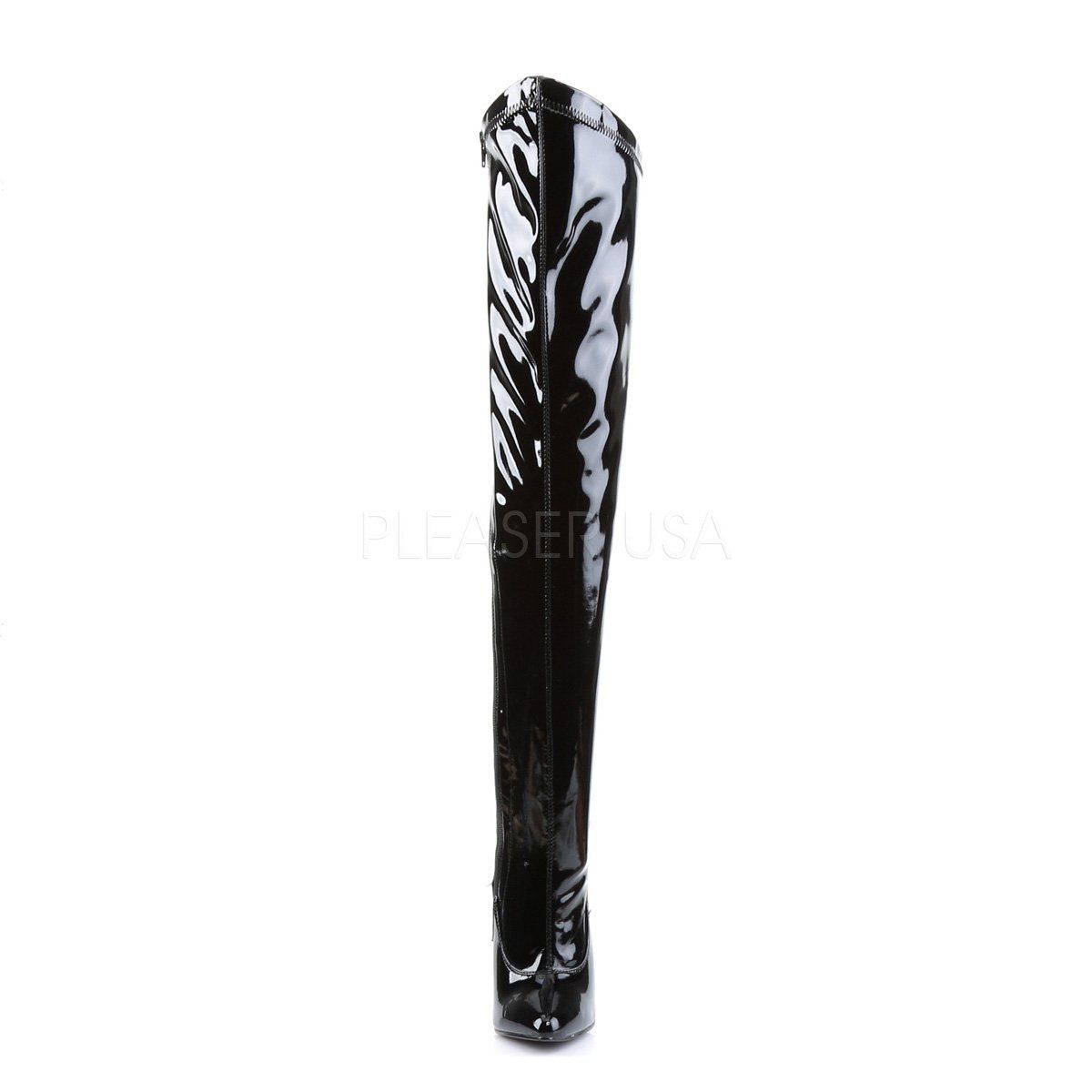 DAGGER-3060 Black Stretch Patent Devious