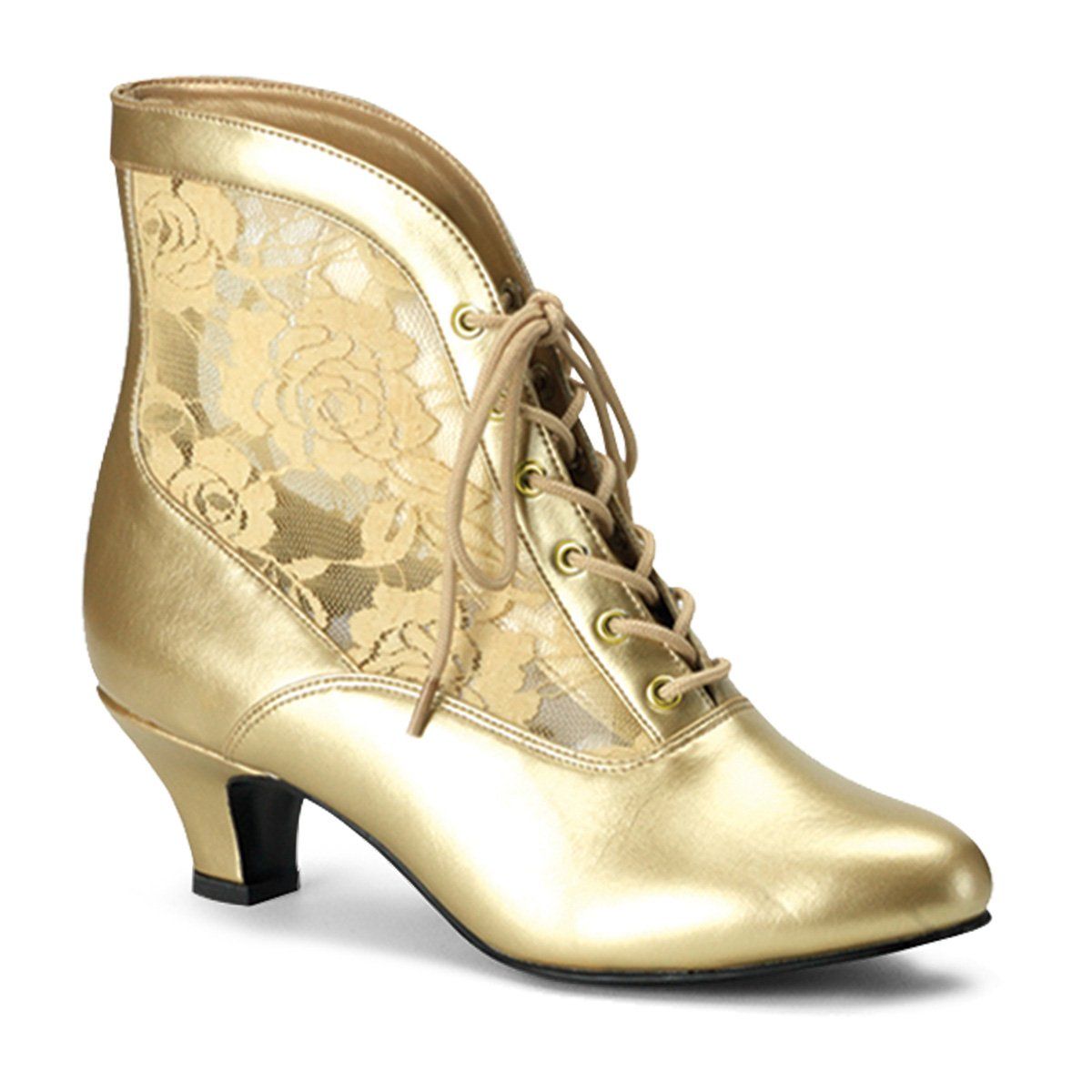 DAME-05 Gold Pu-Lace Funtasma