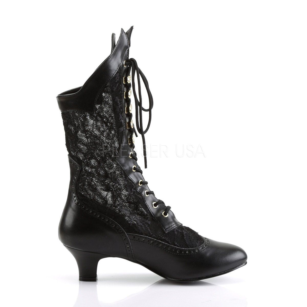 DAME-115 Black Pu-Lace Funtasma