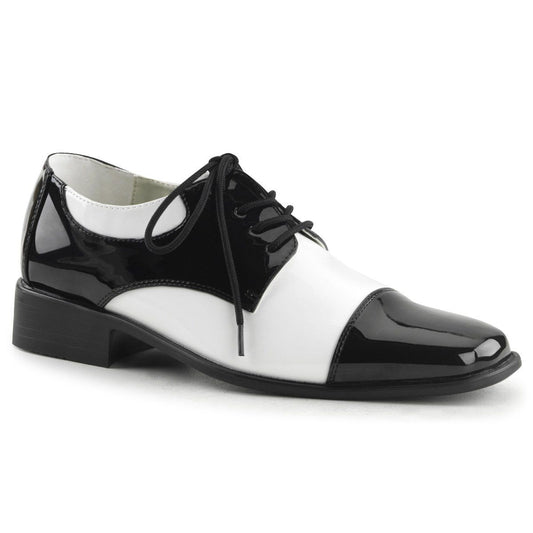 DISCO-18 Black-White Patent Funtasma