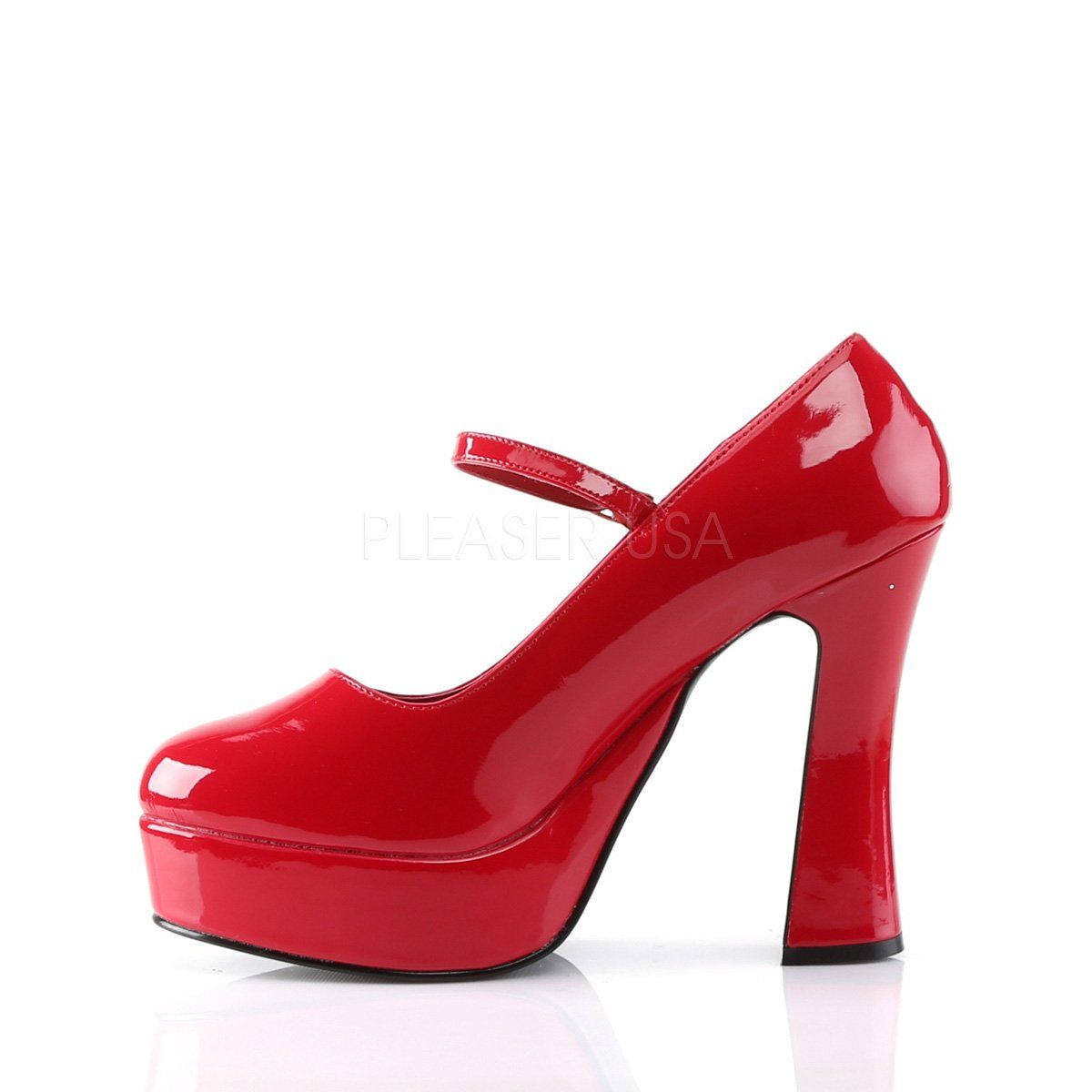 DOLLY-50 Red Patent Mary Janes Demonia