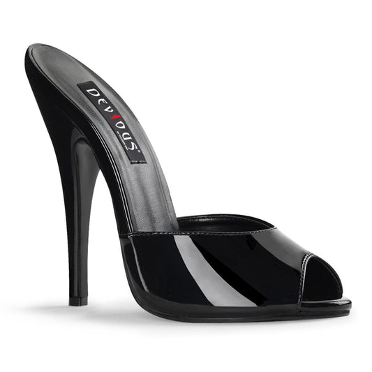 DOMINA-101 Black Patent Devious