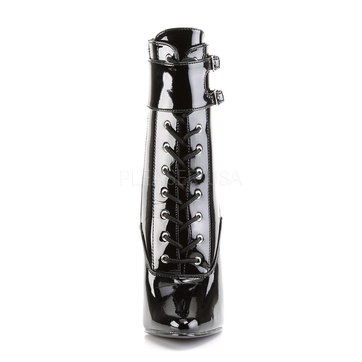 DOMINA-1023 Black Patent Devious