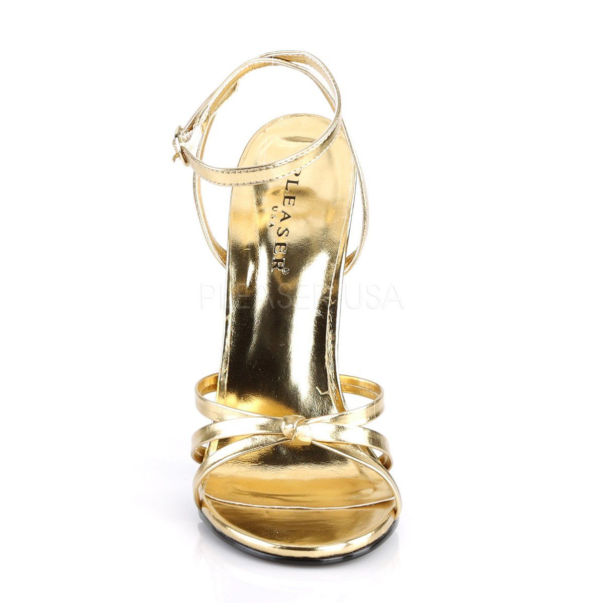 DOMINA-108 Gold Metallic Pu Devious