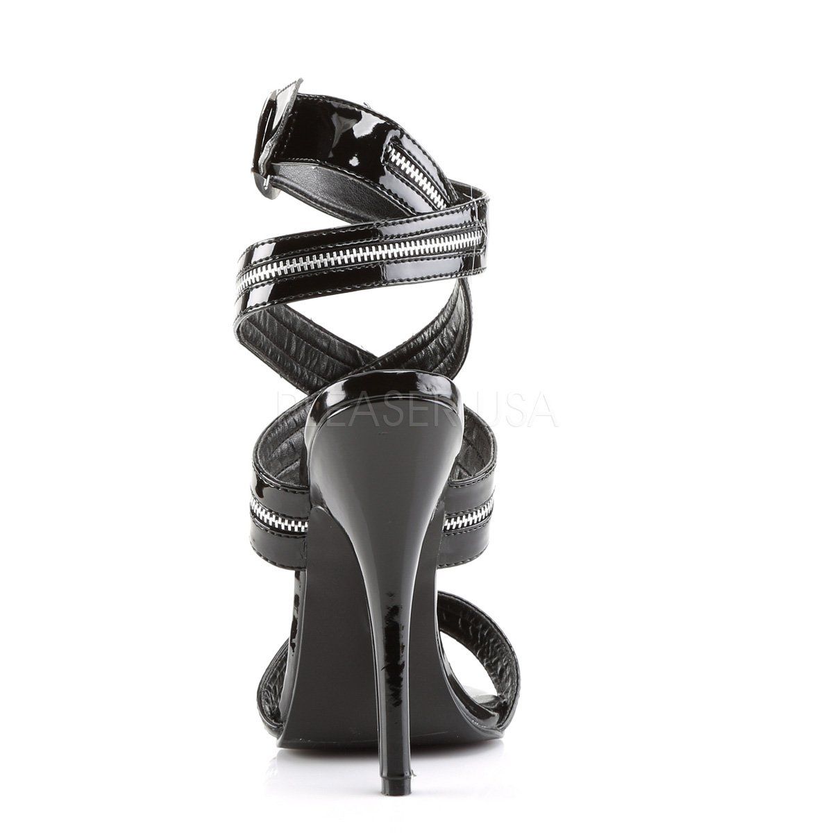 DOMINA-119 Black Patent Devious