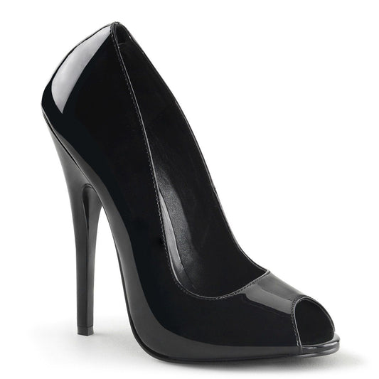 DOMINA-212 Black Patent Devious
